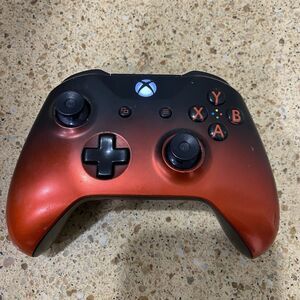 Microsoft Xbox One Wireless Controller 1708 Red Volcano Shadow Special Ed Read
